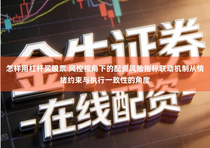 怎样用杠杆买股票 风控视角下的配资风险指标联动机制从情绪约束与执行一致性的角度