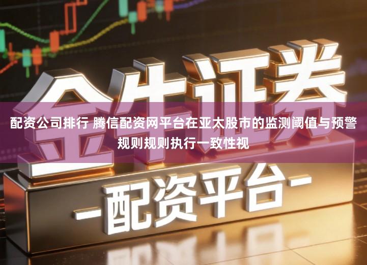 配资公司排行 腾信配资网平台在亚太股市的监测阈值与预警规则规则执行一致性视